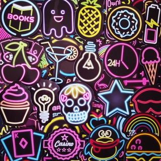 100Pcs/Set ❉ Neon Color Style - JMD Cool Graffiti สติ๊กเกอร์ ❉ DIY Fashion Doodle Decals สติ๊กเกอร์