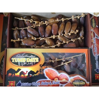 อินทผาลัมเดกเลทนัวติดก้าน ยี่ห้อตูนิส ขนาด 500 กรัม