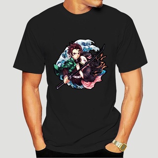 [COD]ขายดี เสื้อยืดลําลอง แขนสั้น คอกลม พิมพ์ลายอนิเมะ Demon Slayer Kamado Tanjirou Kimetsu No Yaiba สําหรับผู้ชาย 8679A