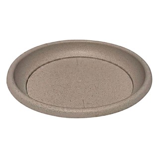 จานรองกระถางชีวภาพย่อยสลาย SPRING PLA 22.2 ซม.  BIODEGRADABLE PLANT SAUCER SPRING 14530 22.2CM NATURAL