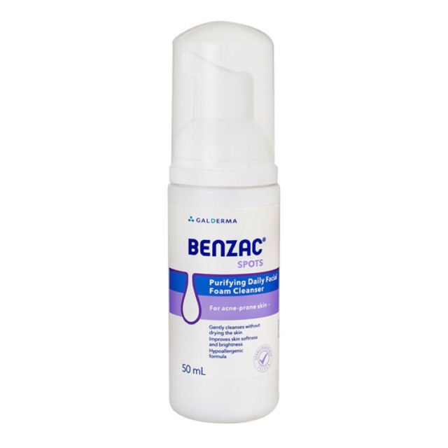 Benzac Spots Purifying Daily Facial Foam Cleanser