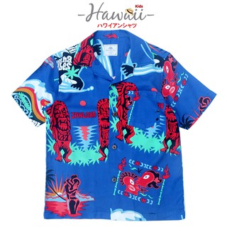 เสื้อฮาวาย เสื้อเด็ก เสื้อครอบครัว เด็ก&amp;ผู้ใหญ่ Hawaiian aloha Shirts (Surf เซิร์ฟ )