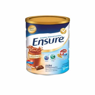 ENSURE เอนชัวร์ อาหารสูตรครบถ้วน รสช็อกโกแลต ชนิดผง 850 กรัม (1 กระป๋อง)