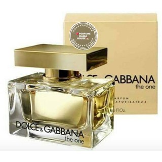 ของแท้!!! Dolce &amp; Gabbana (D&amp;G) The One EDP for Women 75 ml กล่องซีล (พร้อมส่งค่ะ)