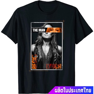 เสื้อยืดผ้าฝ้ายพิมพ์ลายขายดี [S-5XL]มวยปล้ำอาชีพ มวย มวยปล้ำลีก อเมริกา WWE Becky Lynch คอกลม แฟชั่น  ผ้าฝ้ายแท้ เสื้อยื