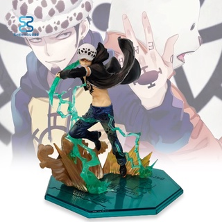 ตุ๊กตาฟิกเกอร์ One Piece Trafalgar Law Pvc การ์ตูนขนาดเล็กของสะสมสําหรับเด็ก