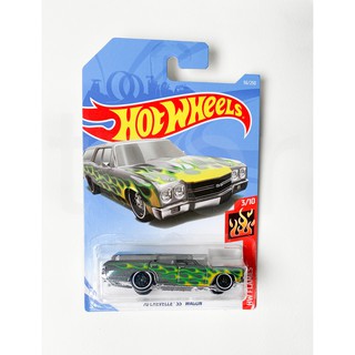 Hotwheels 70 Chevelle SS Wagon-GreenFlame