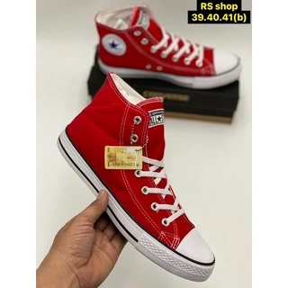 รองเท้าผ้าใปคอนเวิร์สข้อสหุ้มข้อ(Conver all starหุ้มข้อ)มี7สีมีไซร้36….45 หญิง-ชาย (ฟรีกล่อง)พร้อมส่ง