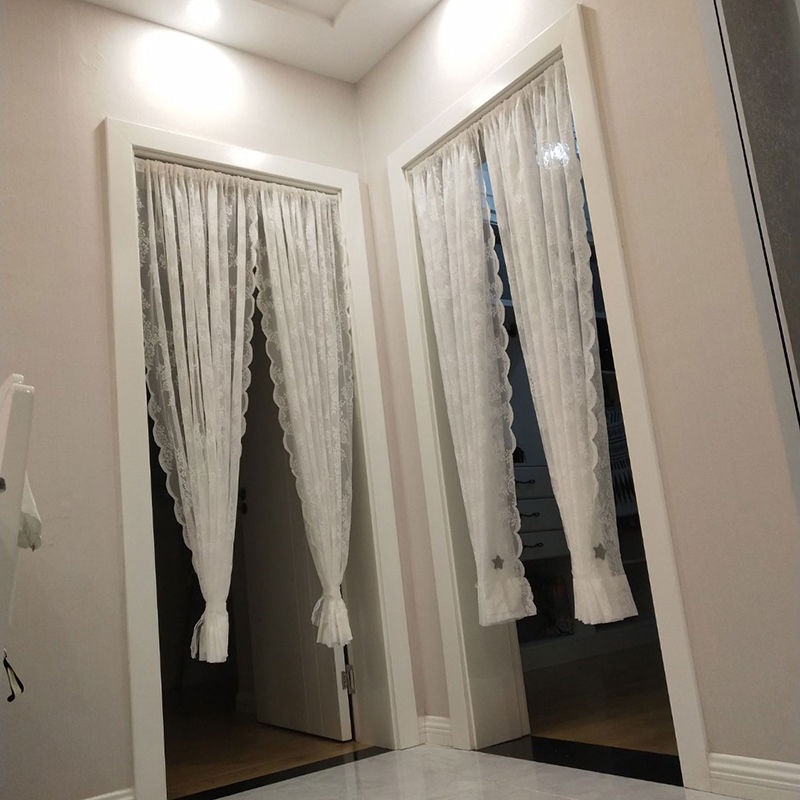 แนะนำ ผ้าม่าน ผ้าม่านสีขาว ม่านคาเฟ่ ลายดอกไม้สวยงาม ม่านประตู ผ้าม่านหน้าต่าง (พร้อมส่งทันที ไม่ต้องรอ) ราคาพิเศษ มีเก็บเงินปลายทาง