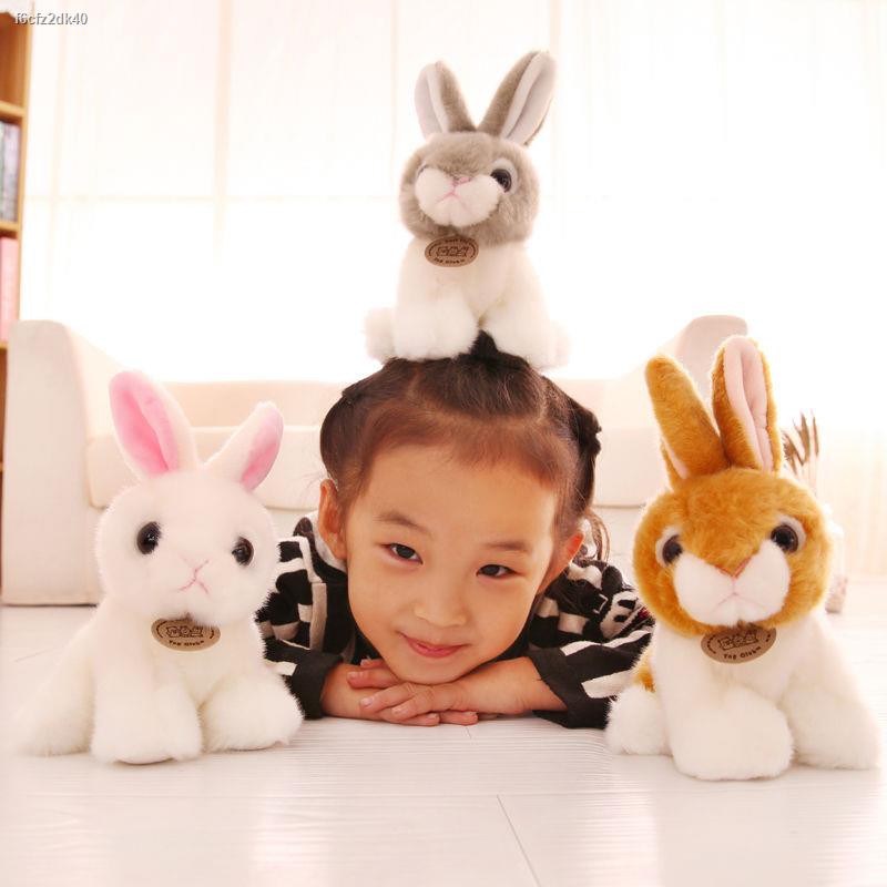 ข้อเสนอพิเศษตุ๊กตาจำลอง ของเล่นตุ๊กตากระต่าย rag doll little white ...