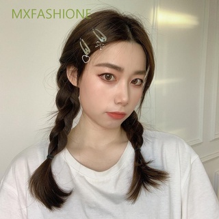 Mxfashione กิ๊บติดผมรูปหัวใจดาวน่ารักสไตล์เกาหลีสําหรับผู้หญิง