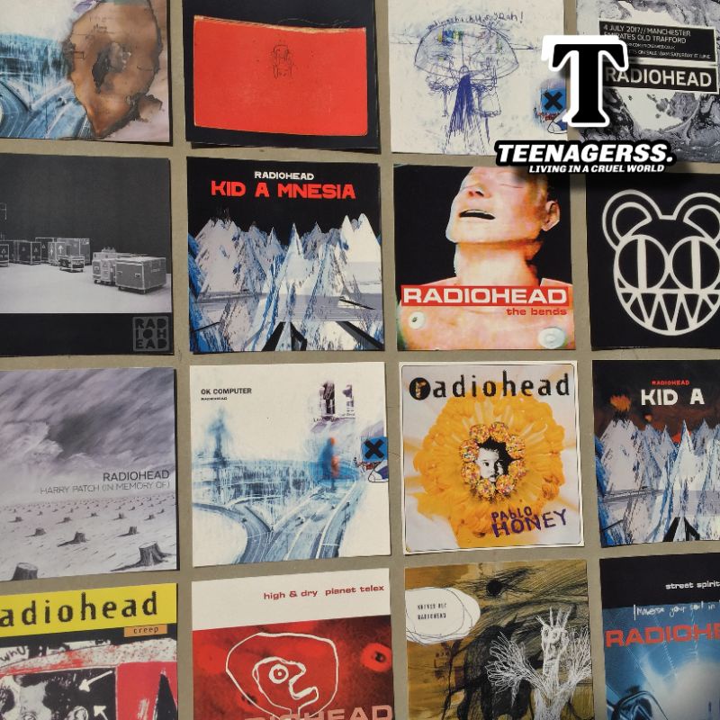 24 ชิ้น Radiohead Band โปสเตอร์ Wall Decor ความงาม