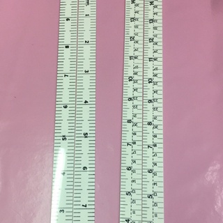 ไม้บรรทัดไฟเบอร์14นิ้วสีขาว( 30฿)🎋  12นิ้วพลาสติก☘️