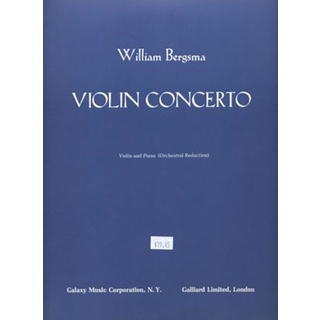 Violin Concerto Bergsma, William violin and piano (1.2415)