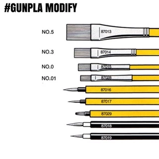 TAMIYA พู่กันทาสีชนิดแบน Flat Brush No. 0, 3, 5