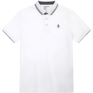 GIORDANO เสื้อโปโลผู้ชาย ปักClassiman-Men