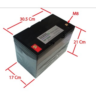 แบตเตอรี่ลิเที่ยม ไออ้อน ฟอสเฟส  LiFepo4 12v 125Ah สำหรับ Solar cell เครื่องสำรองไฟ UPS รถไฟฟ้า เครื่องมือเกษตร