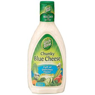 วิชโบนน้ำสลัดก้อนบลูชีส 425 กรัม/Wishbone Chunky Blue Cheese Dressing 425g