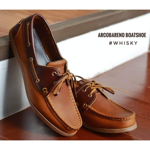 825 Arcobareno​ Boat​ Shoes​ Whisky​+Caramel