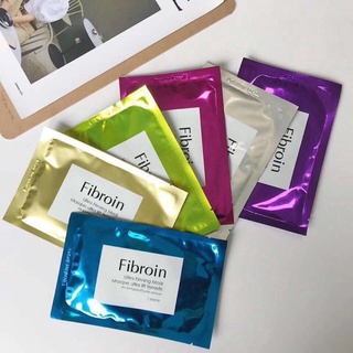 Fibroin mask แก้สิว รอบย่น แต่งตึง แผ่นมาร์คหน้า เป็นสิวง่าย แผ่นมาร์กหน้า พอกหน้า（小F面膜）