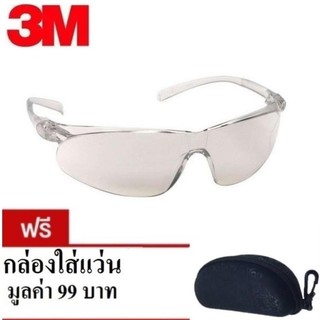 3M 11388 แว่นตานิรภัย เลนส์ I/O กรอบใสกันรอย Virtua Sport Protective Eyewear