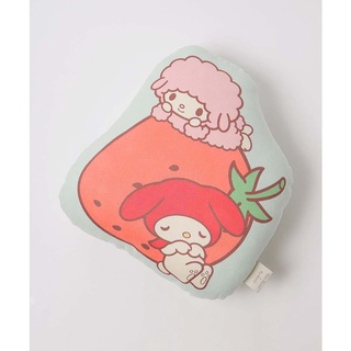 หมอนเล็ก/ตุ๊กตา Sanrio x Bleu Bleuet Cushion (Limited) แบบ My Melody &amp; My Sweet Piano Strawberry
