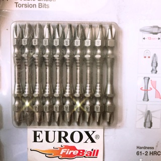 ดอกไขควง เยอรมัน (10 ชิ้น) Eurox✨