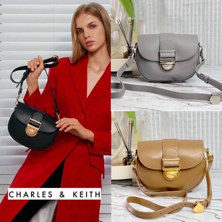 C.K Amelia Metallic Push-Lock Crossbody