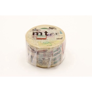 mt masking tape travel way (MTEX1P83) / เทปตกแต่งวาชิ ลาย travel way แบรนด์ mt masking tape ประเทศญี่ปุ่น