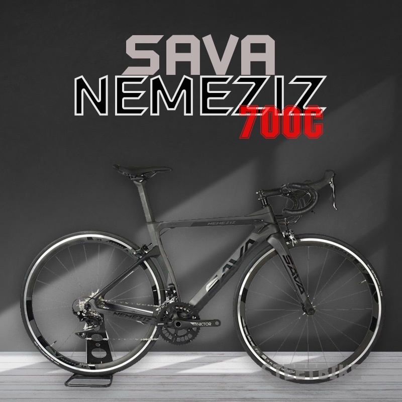 จักรยานเสือหมอบ SAVA NEMEZIZ เฟรม CARBON, 700C