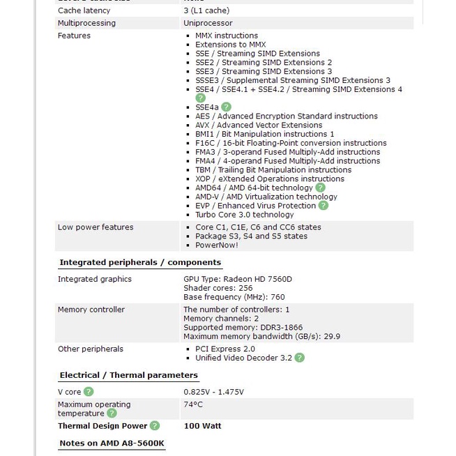 AMD A8 5600 FM2 ถูกที่สุด พร้อมโปรโมชั่น ต.ค. 2022|BigGoเช็คราคาง่ายๆ