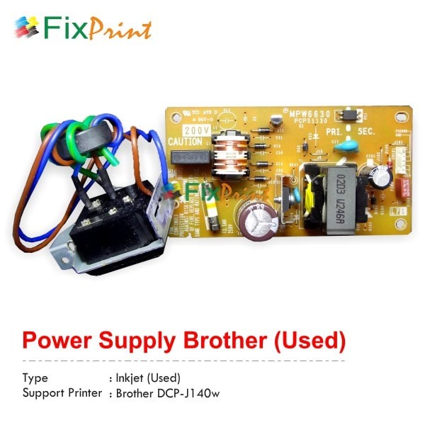 แหล่งจ่ายไฟ Brother DCP J140W Power Board Brother DCP-J140W ใช้ FPTS2137