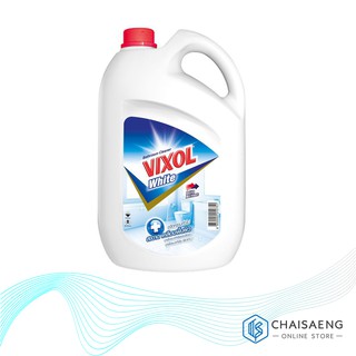 Vixol White Duo Action Bathroom Cleaner ผลิตภัณฑ์ล้างห้องน้ำ วิกซอล ไวท์ สูตร ดูโอ้ แอคชั่น กลิ่นซันบรีช 3500 มล