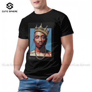 [COD]ขายดี เสื้อยืดแขนสั้น พิมพ์ลายกราฟฟิค Tupac NAagcm84FCnjba27 แฟชั่นฤดูร้อน สไตล์คลาสสิก สําหรับผู้ชาย