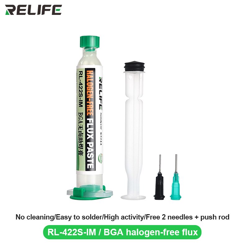 ฟลักซ์หลอด Relife RL-420S-UV RL-421S-OR RL-422S-IM Flux บัดกรีเชื่อมขั้นสูงน้ำมัน Flux จาระบี10cc บัดกรีซ่อมวาง ราคา ถูกที่สุด ดีลบีเคเค แกลเลอรีภาพที่ 6