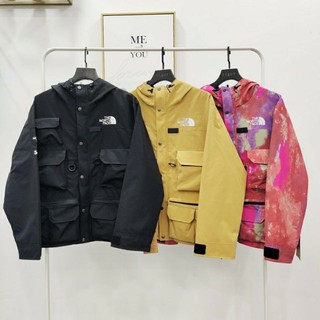 SUPREME×TNF  fall/winter camouflage tie-dye jacket multi-pocket jacket