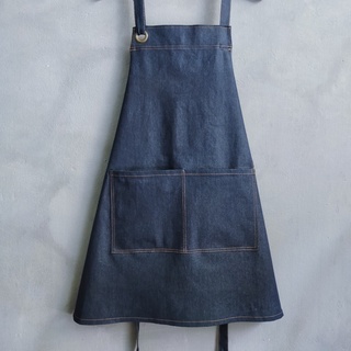 ผ้ากันเปื้อนยีนส์ minimal apron by Timmy house art &amp; craft รุ่น revolution-o สินค้าระดับพรีเมี่ยม ราคาถูก จำหน่ายโดยผู้ผ