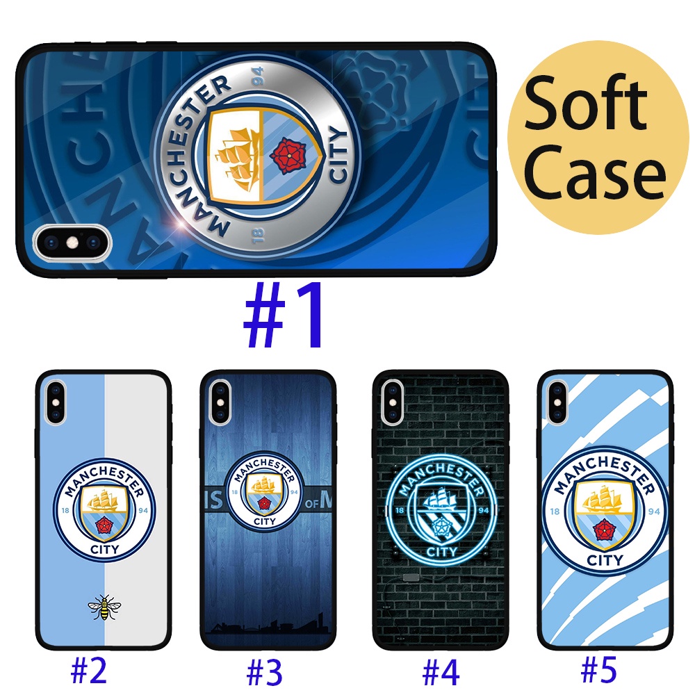 Man City FC โลโก้ Manchester City Football Club Blue Moon ปลอกยางซิลิโคนสําหรับ Vivo Y11 Y20 Y20s Y2