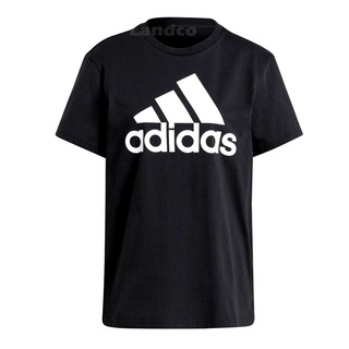 Adidas อาดิดาส เสื้ออาดิดาส เสื้อยืด สำหรับผู้หญิง สีดำ W T-Shirt ESS Logo Boy friend GL0781 BK (800)P