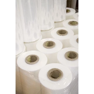 ฟิล์มยืด/ ฟิล์มพันพาเลท/ Stretch Films เกรด A หนา 20 ไมครอน กว้าง 50/120/140 ซม. ยาว 300/400 เมตร น้ำหนักเต็มทุกม้วน
