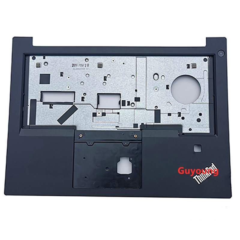 Palmrest Upper Case ฝาครอบคีย์บอร์ด bezel พร้อมรูลายนิ้วมือสําหรับ Lenovo Thinkpad E480 E490 R480 R4