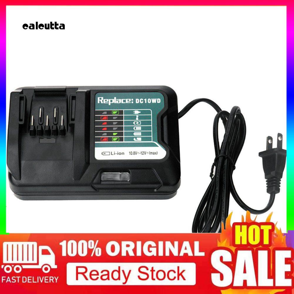❈สังกะสี❈ที่ชาร์จเปลี่ยนสําหรับ Makita 10.8V 12V DC10WD BL1016 BL1021B BL1041B FD05 US Plug