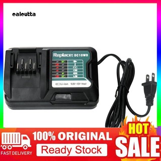 ❈Zn❈อุปกรณ์ชาร์จ แบบเปลี่ยน สําหรับ Makita 10.8V 12V DC10WD BL1016 BL1021B BL1041B FD05 ปลั๊ก US