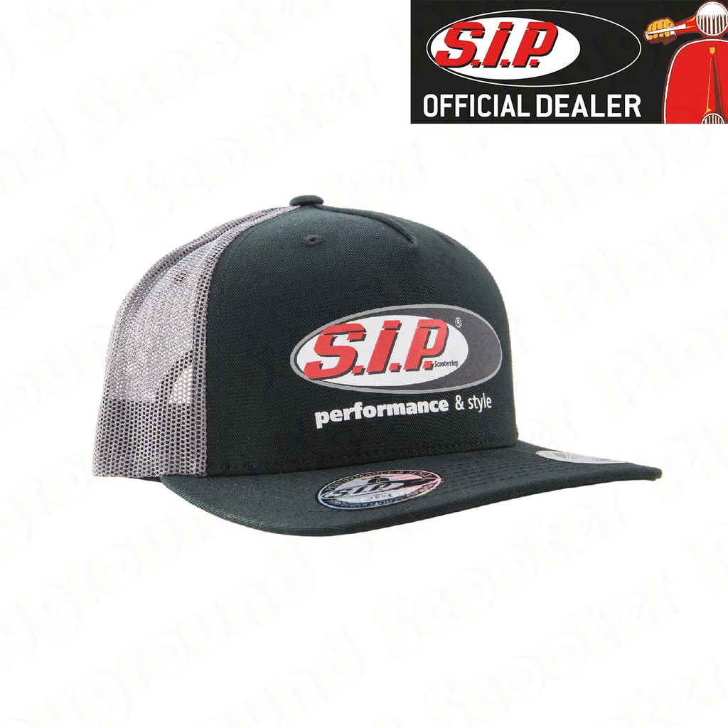 (S.I.P.) หมวกแก๊บลาย SIP SCOOTER SHOP (***ตาข่ายสีดำ)