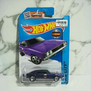 รถเหล็ก Hot wheels 69 DODGE CHARGER 500 #lb002