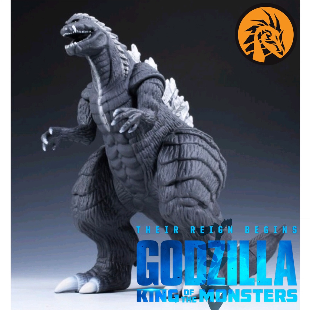 พร้อมส่ง โมเดล ก็อตซิลล่า Godzilla ครีบหลังสีเงิน ขนาด 19 ซม. เกรดพรีเมี่ยม งานสวยมาก ขยับแขน+หางได้ น่าสะสมครับผม