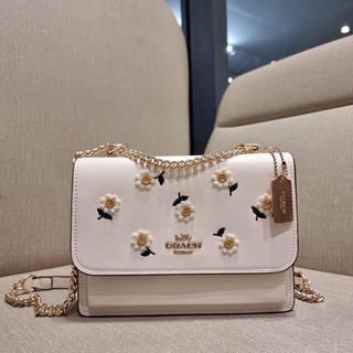 COA CH C2858 KLARE CROSSBODY WITH DAISY EMBROIDERY