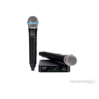 Behringer : ULM302MIC (ไมโครโฟนไร้สายแบบไมค์คู่ System with 2 Transmitters and Dual-channel Receiver)