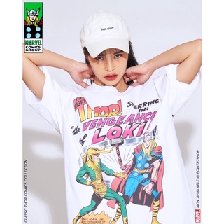 Power 7 Shop เสื้อยืดการ์ตูน THOR ลิขสิทธ์แท้ MARVEL COMICS  T-SHIRTS (MX-018)