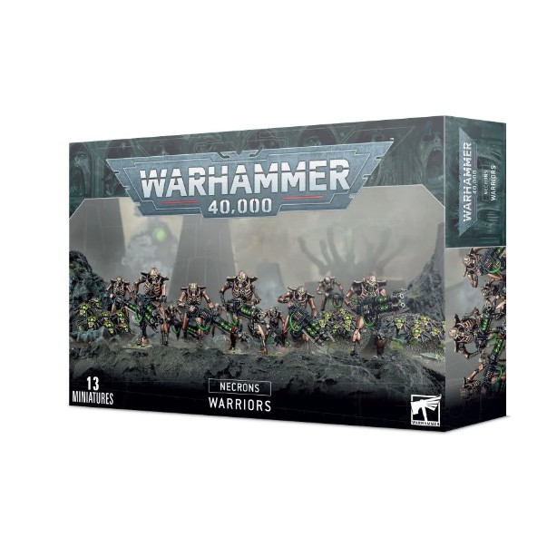 [200B พร้อมส่ง] WARHAMMER 40K : NECRONS: NECRON WARRIORS โมเดลเกมสนามจำลอง – โปรปัง